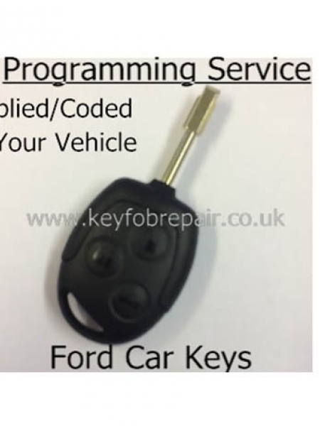 Ford 3 Button Remote Key Supplied And Programmed- Focus Fiesta Mondeo KA Transit Etc